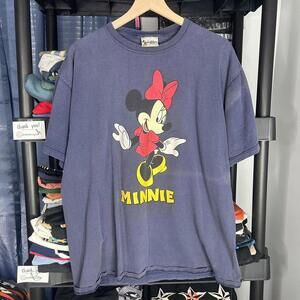 vintage minnie mouse walt disney world cartoon tee large